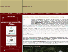 Tablet Screenshot of cambodiacycling.com